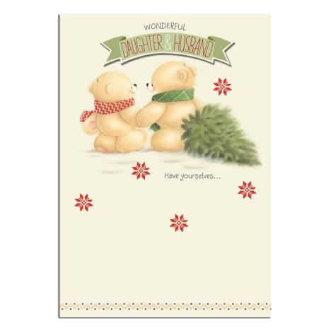 Daughter & Husband Forever Friends Christmas Card